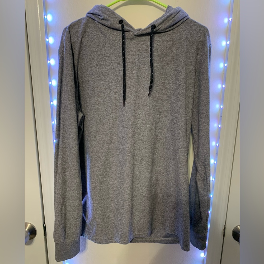 Men’s Large super soft gray hoodie